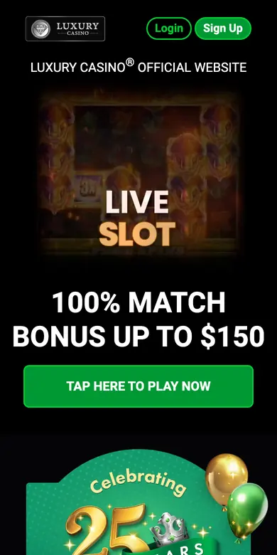 Luxury Casino (Casino Rewards) mobile lobby